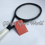 90 sq.in. 319g Pure Black  taiwan 100% graphite customized tennis Racket/Racquet tennis racket Grip size L2,L3 L4