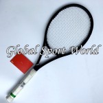 90 sq.in. 319g Pure Black  taiwan 100% graphite customized tennis Racket/Racquet tennis racket Grip size L2,L3 L4