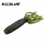 ALLBLUE 4pcs/lot Fat Beard Tube Bait 10g/pc 10cm Fishy Smell Soft Lure Bulkier Heavy Lures Tubez Grub Fishing Tackle