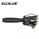 ALLBLUE 4pcs/lot Fat Beard Tube Bait 10g/pc 10cm Fishy Smell Soft Lure Bulkier Heavy Lures Tubez Grub Fishing Tackle