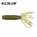 ALLBLUE 4pcs/lot Fat Beard Tube Bait 10g/pc 10cm Fishy Smell Soft Lure Bulkier Heavy Lures Tubez Grub Fishing Tackle