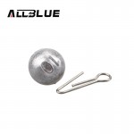 ALLBLUE 6pcs/lot Bullet Weights Sinker Weight 2g/5g/7g/10g Bullet Weights Texas-rigging Terminal Tackle Fishing Tackle Peche