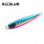 ALLBLUE High Quality Metal Jigging Spoon 26g 3D Eyes Artificial Bait Boat Fishing Jig Lures Super Hard Lead Fish Fishing Lures