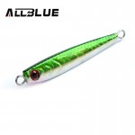 ALLBLUE High Quality Metal Jigging Spoon 26g 3D Eyes Artificial Bait Boat Fishing Jig Lures Super Hard Lead Fish Fishing Lures