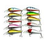 ANZHENJI 10pcs Fishing Lure Deep swim hard bait fish 10.5CM 10G artificial baits minnow fishing wobbler japan pesca