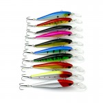 ANZHENJI 10pcs Fishing Lure Deep swim hard bait fish 10.5CM 10G artificial baits minnow fishing wobbler japan pesca