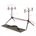 Adjustable Retractable Carp Fishing Rod Pod Stand Holder Fishing Pole Pod Stand Fishing Tackle Pesca De Accessory