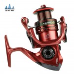 All-metal arm 13+1BB spinning fishing reel EVA Handle fishing reels 3 colors 1000-7000 series Gapless metal head spinning wheel 