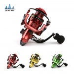 All-metal arm 13+1BB spinning fishing reel EVA Handle fishing reels 3 colors 1000-7000 series Gapless metal head spinning wheel 