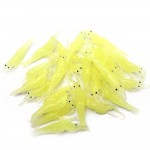 Anmuka 10Pcs/Lot 1g 4cm Soft Silicone DIY Fishing Tackle Fish Lure  Fishing Lure Bait Artificial Shrimp