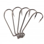 Anmuka 10pc Offset Hook Fishing Hook 4.95*1.65cm size 2/0# 1/0#Crank Worm Sharp Hook Fishhook Strength Anzol De Pesca