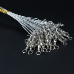 Anmuka 20pcs/lot Sea Fishing Tackle Lead Line Hairtail Fishing Hook Line Long Hook  31001-20