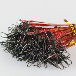 Anmuka 50PCS Steel Wire Leader Rope Fishing Line Lure Leader Swivel Interlock Snap Anti-bite Line fishing hooks 16/18/22/25/28cm