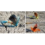 Attractive 32pcs Boxed fly fishing lure set Artificial bait trout fly fishing lures hooks tackle with box Butterfly Insect 