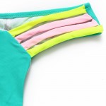 BANDEA 2016 Sexy  Women Push UP Bikini Brazilian Patchwork Swimwear Neon Color Bathing suits Swimsuit Biquini