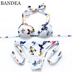 BANDEA 2017 Hot Sale Swimwear Women Push UP Sexy  Bandeau Bikini Set New Swimsuit Lady Bathing suit