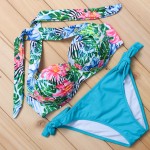 BANDEA 2017 New Sexy Bikinis Women Swimsuit Push Up Bikinis Bathing Suits Halter Summer Beach Wear Plus Size Swimwear XXL AD808