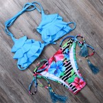 BANDEA 2017 bikini sexy women swimsuit halter swimwear female swimsuit brazilian bikini set bandeau bathing Suit beach wear 6705