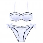 BANDEA women swimsuit sexy women bikini set low waist brazilian bikini halter swimwear knitting bikini set beach wear HA526