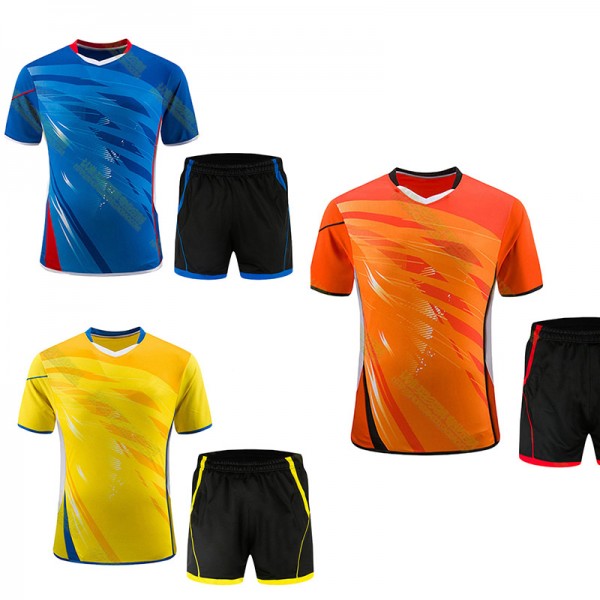 Badminton Team Badminton wear sets , Short sleeve Men/women ,Tennis suit sets , badminton shirt +shorts Y2080AB