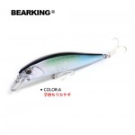 Bearking hot fishing lures,5pcs/lot fishing lures, assorted different colors,Minnow,100mm/14.5g,dive0.8-1.5m