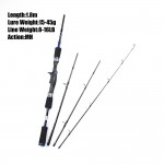 Best Multifunction Spinning Casting Rod 1.8m 2.1m Travel Spin Baitcasting Rods Super Trout Sea Beach M MH Hard 8 Sections China