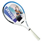 Bestray advanced carbon composite tennis racket beginner men and women hundred Rui ultra light (threading) single branch