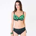 Bikini swimwear large size women swimsuit triangle push up maillot de bain femme big cup E/F/G 2017 new arrival