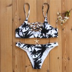 Bikinis 2017 Sexy Swimsuit Female Bandage Swimwear Women Brazilian Bikini Set Halter Retro Beach Bathing Suits Swim Wear Biquini