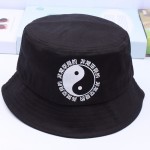 Boonie Flat Fishman Hat Summer KYC Vintage Black Bucket Hat Sad Boys Men Women Hip Hop Fishing Cap Sprots Chapeau Panama Sunhat