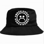 Boonie Flat Fishman Hat Summer KYC Vintage Black Bucket Hat Sad Boys Men Women Hip Hop Fishing Cap Sprots Chapeau Panama Sunhat