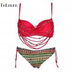 Brazilian Bikini Tassel Swimwear Push Up Bikini Brand Women Bikini Set Ladies Sexy Fringe Swimsuit Women Maillot De Bain Female