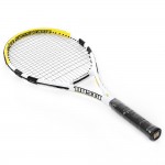 Carbon Aluminum Alloy Tennis Racket  Durable Tennis Racket Yellow Aluminum Alloy Frame Top Material Strings with Tennis Bag