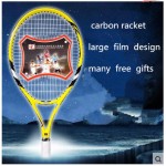 Carbon tennis racket beginner male and female students one single light training suit