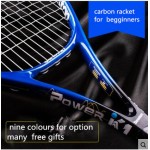 Carbon tennis racket beginner single male Ms. generic competition and training professional suit