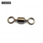DAGEZI 100pcs/lot American Swivel Ring 8 fishing gear professional fishing tackle accessories Connector copper swivel
