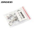 DAGEZI 5pcs/lot crank Jig head hook 3.5g 5g 7g fishing hook lead Jig lure hard baits soft worm fishing tackle accessories