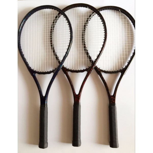 DIY L3 high-end Beginers 55 LBS aluminium alloy Intermediate Training Competing Tennis Racket 1 piece Professional Stable bat