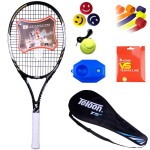 Dragon Teloon tennis racket college students set of carbon composite ultra light shock absorber men and women integrated single