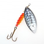 FISH KING Brand 1PC 1# 2# 3# 4# 5# Willow shaped Mepps Spinner Bait Fishing Lure Bass Hard Baits Spoon With Treble Hook Tackle