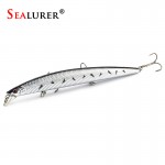 Fishing 18CM Long Minnow Lure Artificial Wobble Plastic Floating Hard Bait Pesca Fish Tackle Isca Crankbait 10 Colors 26G/Pcs