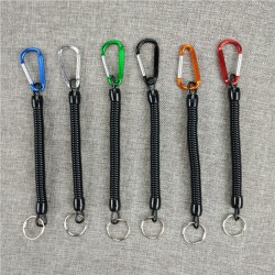 Fishing Lanyards Boating Ropes Retention String Fishing Rope with Camping Carabiner Secure Lock Fishing Tools Accessories
