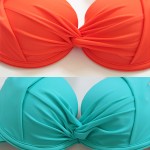 Free Shipping  2017 New Bikini Set  Woman's Swimsuit Pure Color Small Skirt Three-piece Bikini Beach Hot Biquni Push Up Swimwear