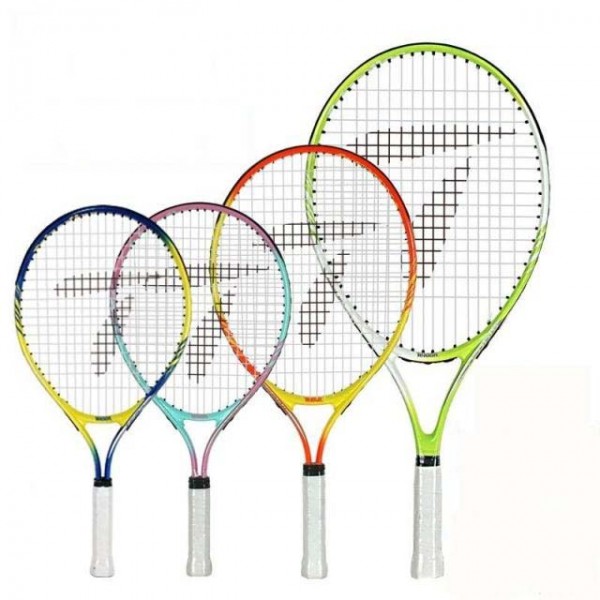 Free of shipping 17/19/21/23 inch junior tennis racquet aluminum tennis racket tennis racket for kids