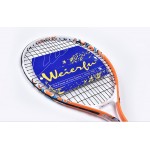 Free of shipping 23Inch New Junior  Tennis Racket Alumiun Construction For Training Orange Colored With Cover Pack 