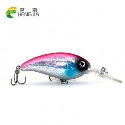 HENGJIA 1PC Crankbait Wobblers Hard Fishing Tackle 14g 10cm Swim bait Crank Bait Bass Fishing Lures 10 Colors CB031 pike perch