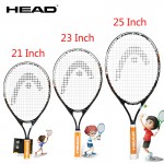 Head 21/23/25 Inch Junior Carbon Fiber Tennis Racquet Training Racket for Kids Youth Childrens Tennis Rackets With bag cover