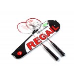 High Quality Outdoor Sports Professional Damping Badminton Racket Racquet with Carry Bag Regail 9300