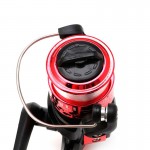 High Speed Fishing Line G-Ratio 5.2:1 Bait Folding Rocker Spinning Fishing Reels With Line