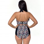 High Waist Swimsuit 2017 New Bikinis Women Push Up Bikini Set Plus Size Swimwear Vintage Retro Floral Bathing Suit Beachwear 4XL